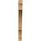 Ekena Millwork Balboa Block Rough Sawn Bracket, Western Red Cedar, 4"W x 34"D x 46"H BKT04X34X46BOA05RWR - alternate 4